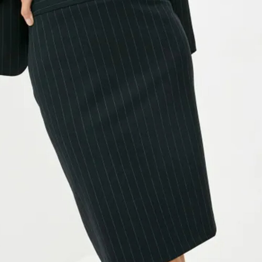 Eric Alexandre Pin Stripe Pencil Skirt